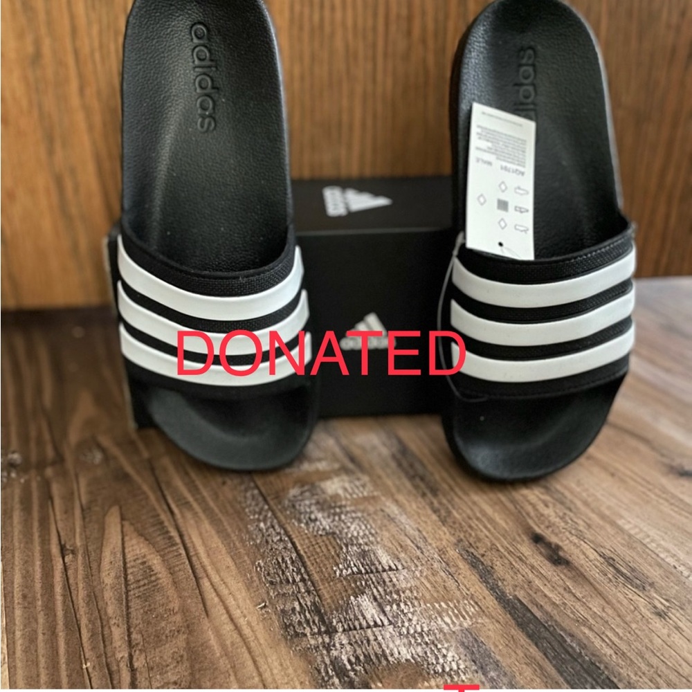 BNIB ADIDAS Mens slides.